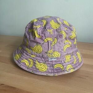 Empyre Banana Bucket Hat | Purple and Yellow | Y2K